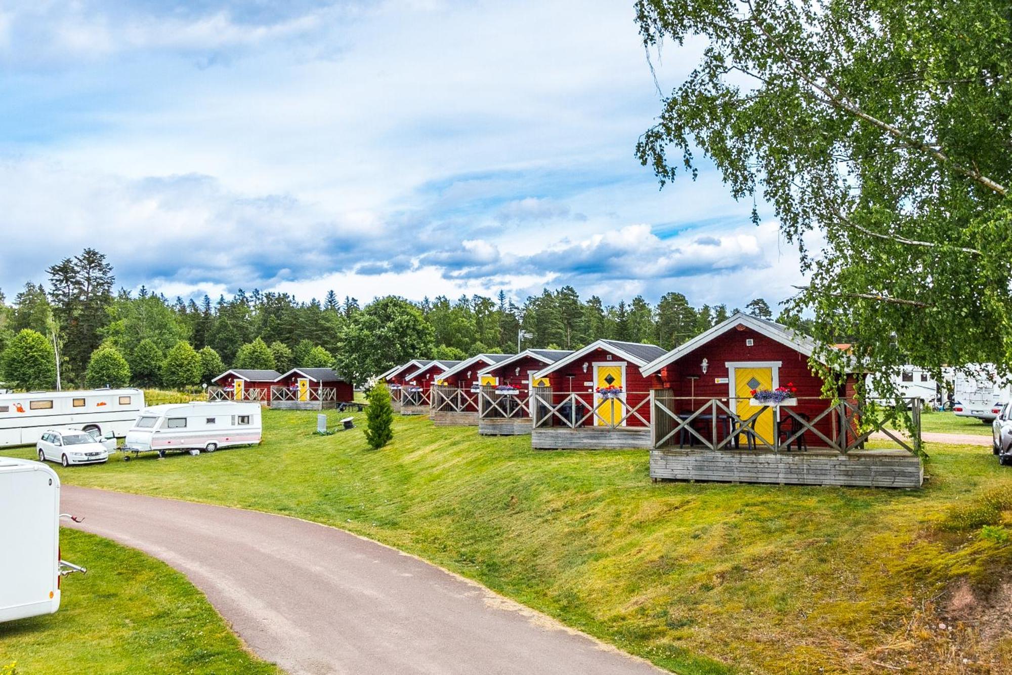 Kristinehamn Herrgardscamping & Stugor Exterior foto